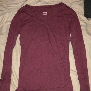 5/$25!! Maroon long sleeve shirt